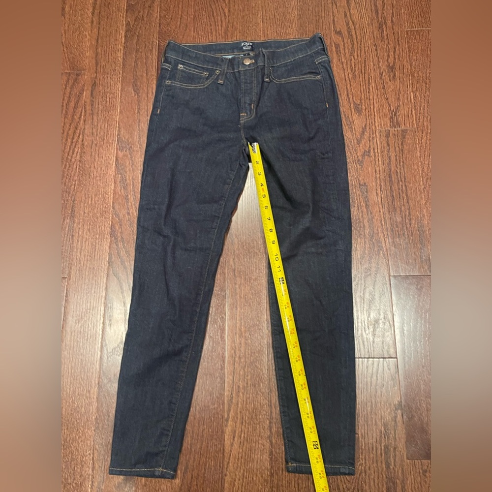 J. Crew Midrise Skinny Ankle Jeans Signature Stretch women Size 28 NEW